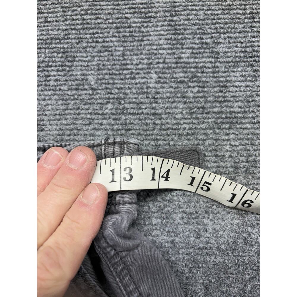 Hollister Low Rise Baggy Cargo Pants Women’s Size 000R Gray Grunge Distressed - Picture 5 of 11
